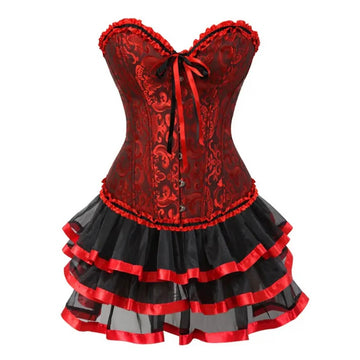 Plus Size Burlesque Corset Dress