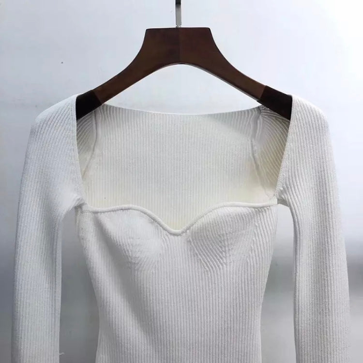 Knitted Long Sleeve Blouse